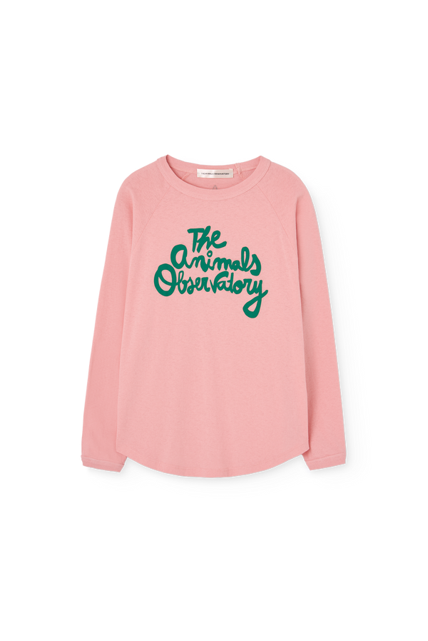 Soft Pink Anteater Long Sleeve T-shirt PRODUCT FRONT