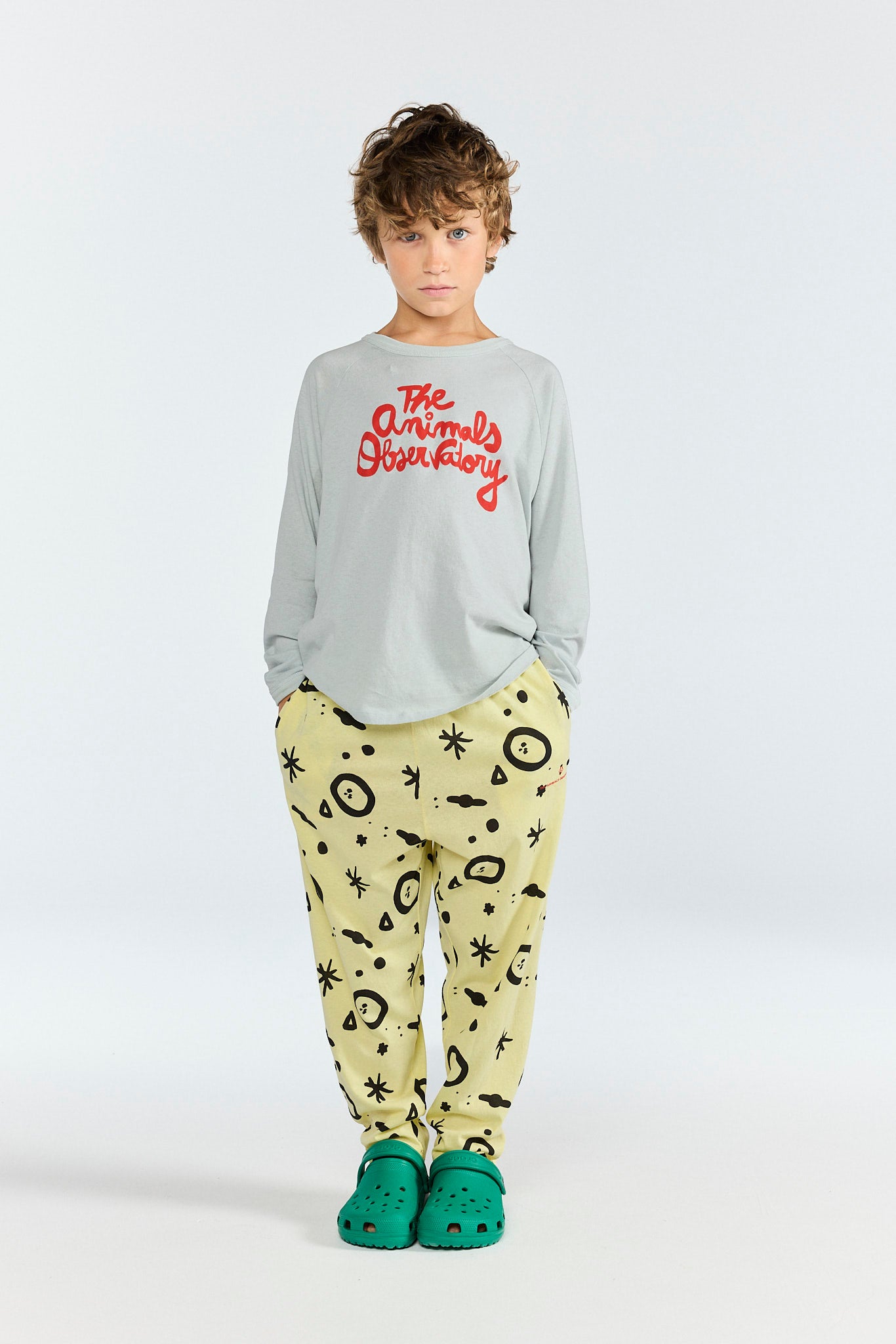 Blue Anteater Long Sleeve T-shirt MODEL FRONT