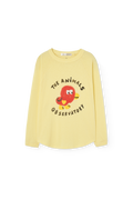 Soft Yellow Anteater Long Sleeve T-shirt