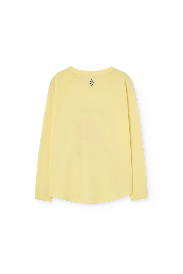 Soft Yellow Anteater Long Sleeve T-shirt PRODUCT BACK