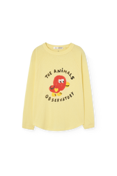 Soft Yellow Anteater Long Sleeve T-shirt PRODUCT FRONT