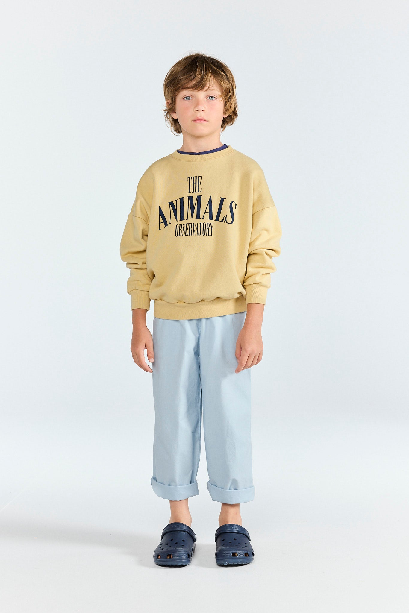 Soft Brown Killfish Sweatshirt MODEL FRONT