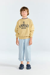 Soft Brown Killfish Sweatshirt MODEL FRONT
