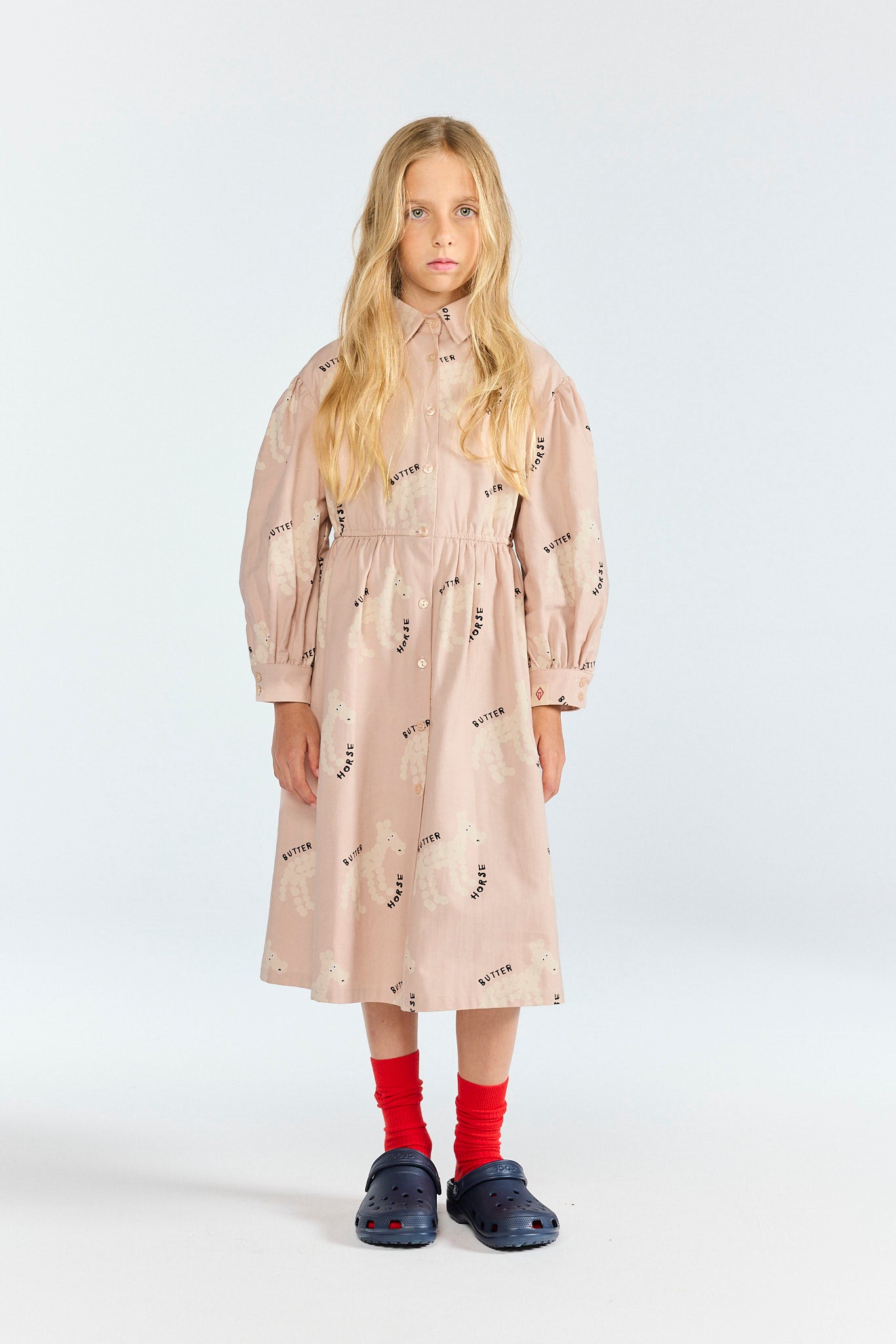 Pink Tortoise Dress MODEL FRONT