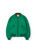 Green Panda Bomber Jacket