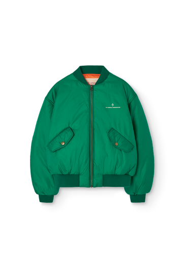 Green Panda Bomber Jacket