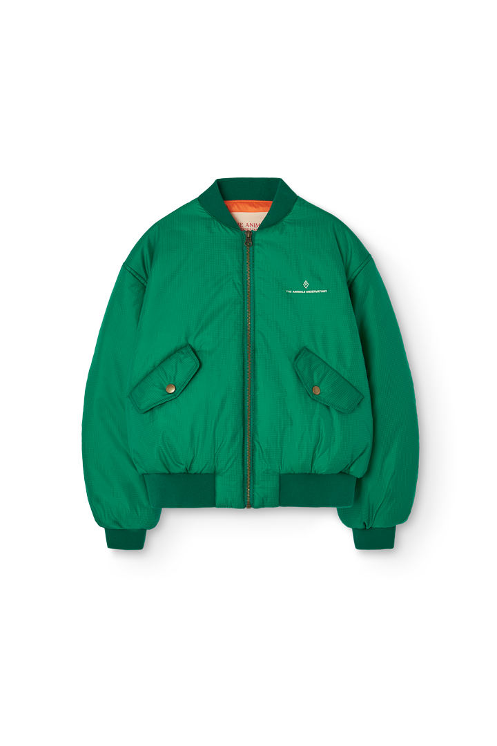 Green Panda Bomber Jacket