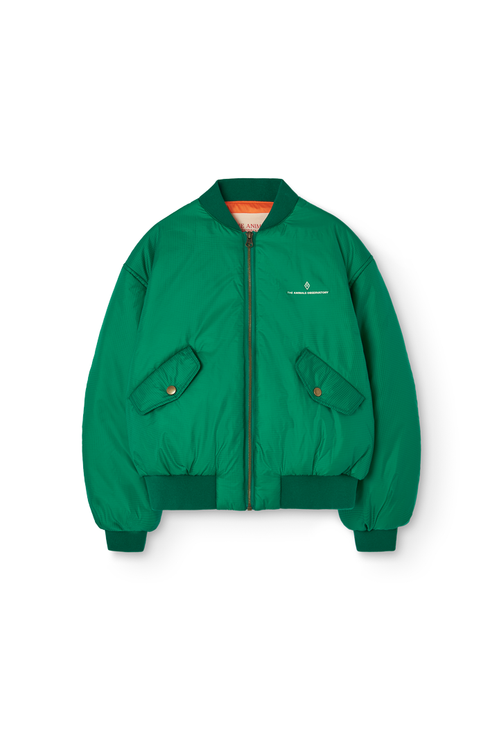 Green Panda Bomber Jacket PRODUCT FRONT