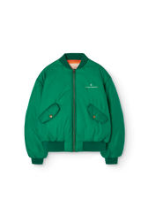 Green Panda Bomber Jacket PRODUCT FRONT