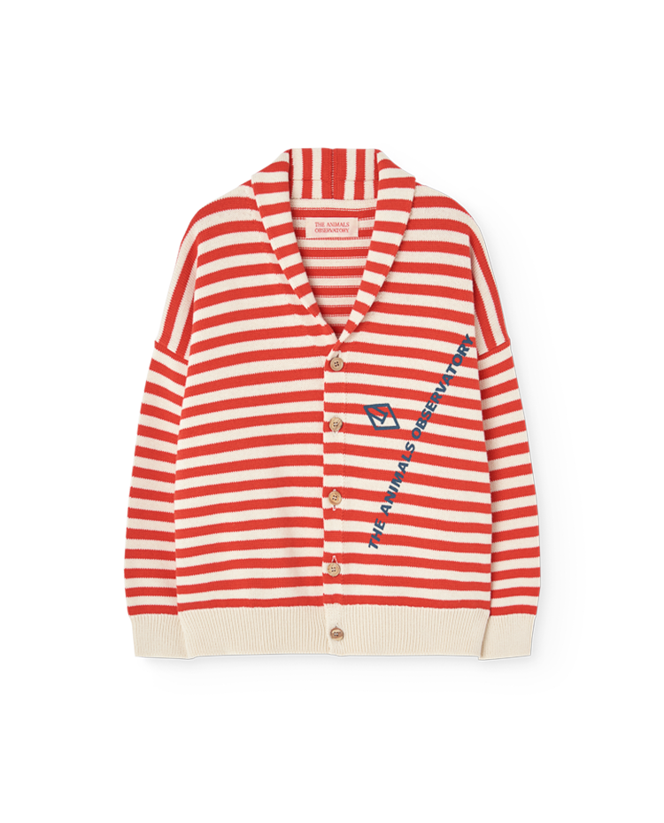 Striped Racoon Cardigan