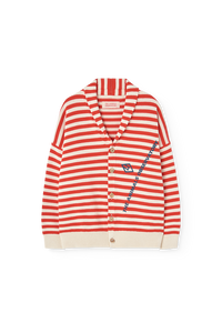Striped Racoon Cardigan