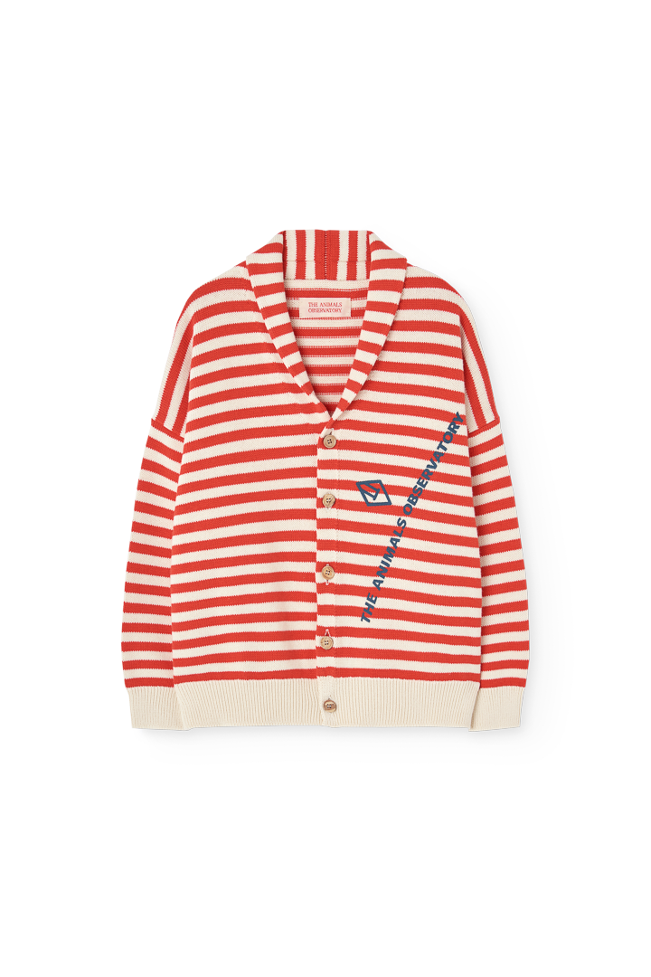 Striped Racoon Cardigan