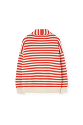 Striped Racoon Cardigan PRODUCT BACK