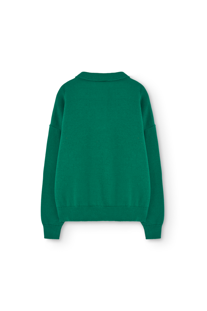 Green Raven Sweater PRODUCT BACK