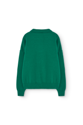 Green Raven Sweater PRODUCT BACK