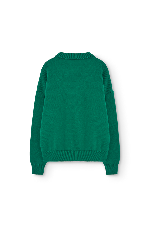 Green Raven Sweater PRODUCT BACK