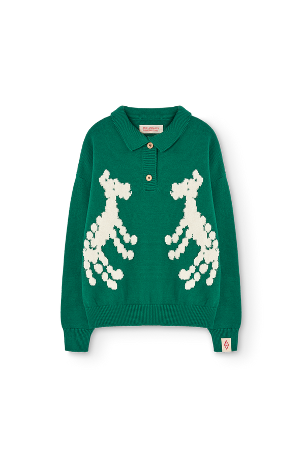 Green Raven Sweater PRODUCT FRONT