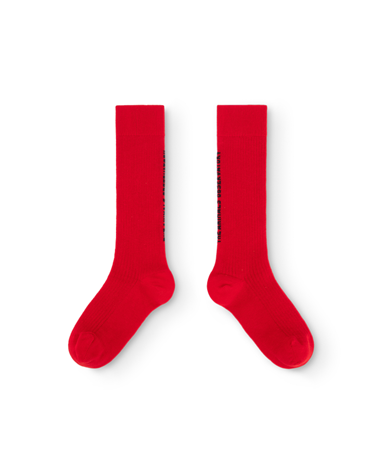 Red Worm Socks