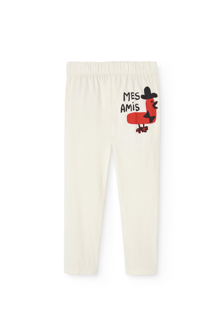 Raw White Horse Pants PRODUCT BACK
