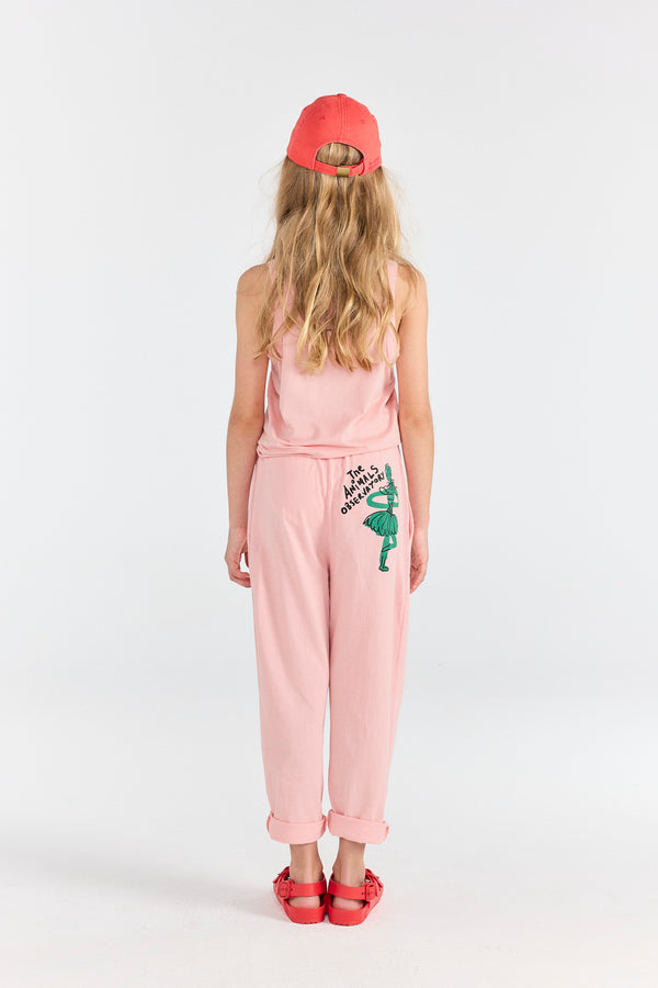 Soft Pink Camaleon Sweatpants MODEL BACK