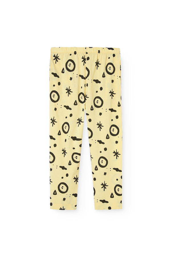 Soft Yellow Camaleon Sweatpants PRODUCT BACK