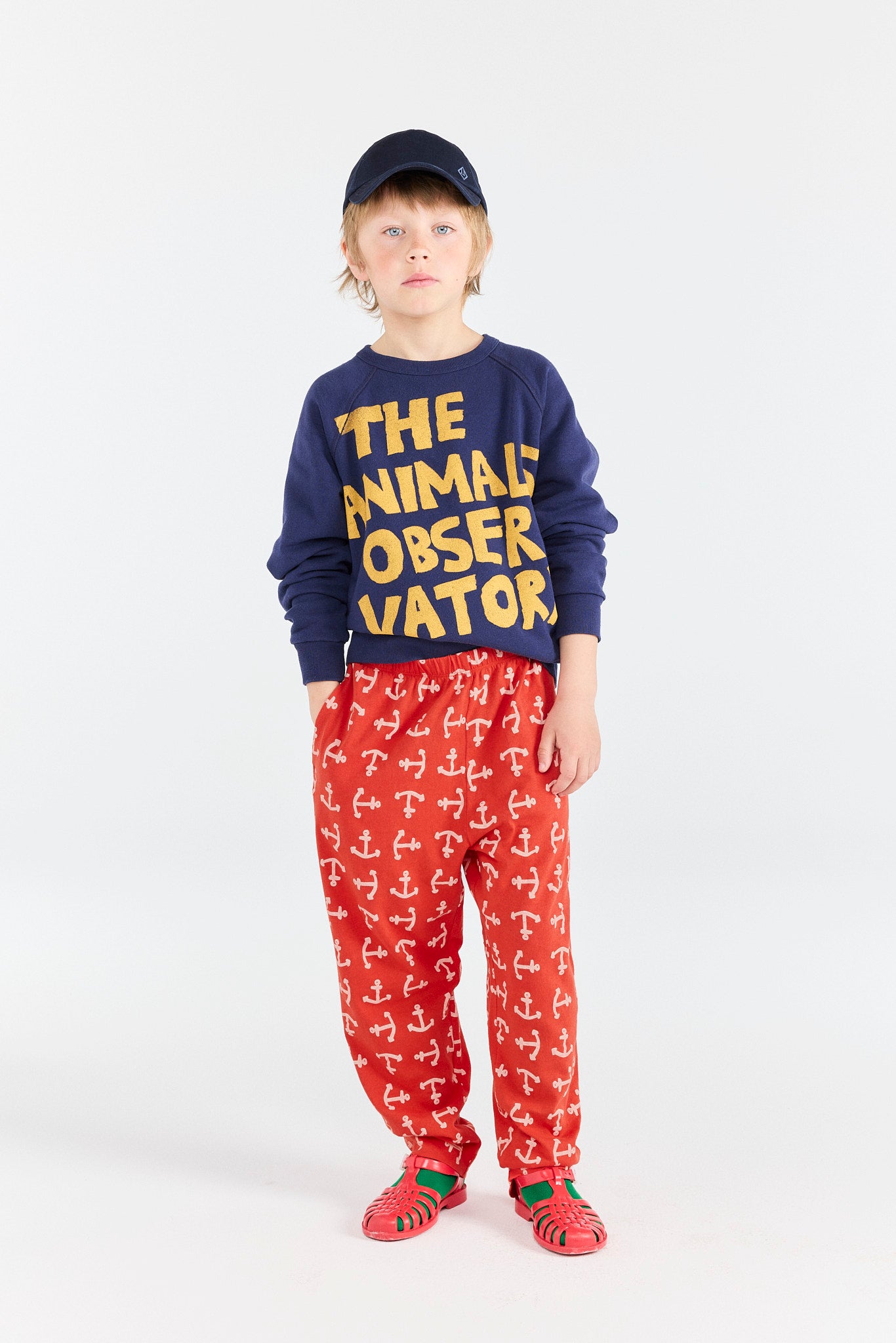 Red Camaleon Sweatpants MODEL FRONT