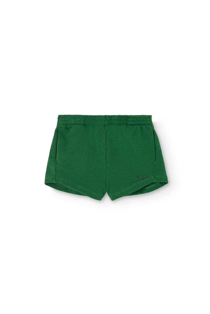 Dark Green Gardener Short Sweatpants PRODUCT FRONT