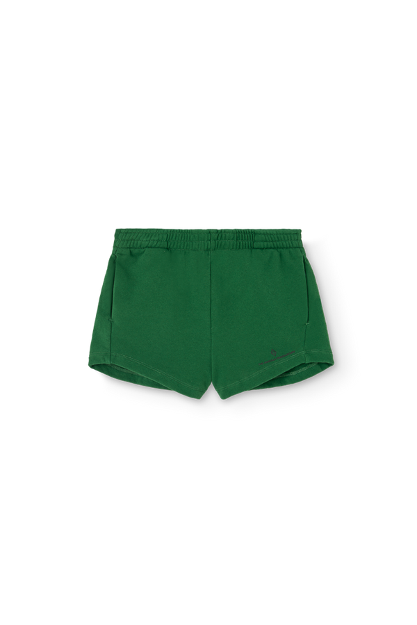 Dark Green Gardener Short Sweatpants PRODUCT FRONT