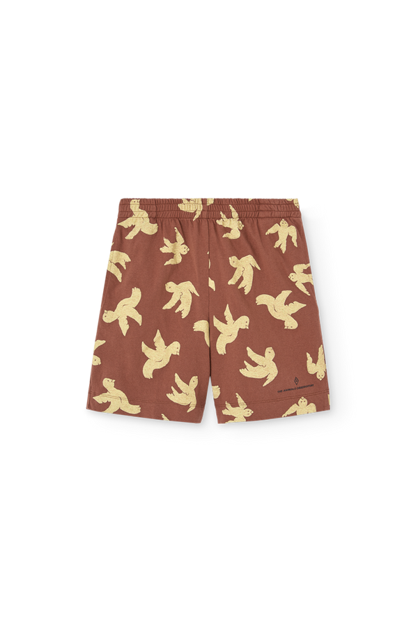 Brown Pelican Short Sweatpants PRODUCT FRONT