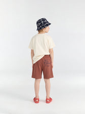 Brown Pelican Bermuda Shorts MODEL BACK