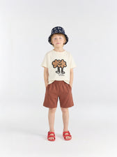 Brown Pelican Bermuda Shorts  MODEL FRONT