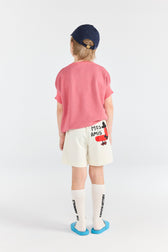 Raw White Pelican Short Sweatpants MODEL BACK