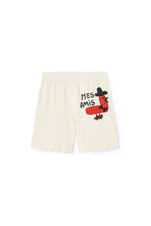 Raw White Pelican Short Sweatpants PRODUCT BACK