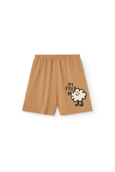 Camel Mole Bermuda Shorts PRODUCT FRONT