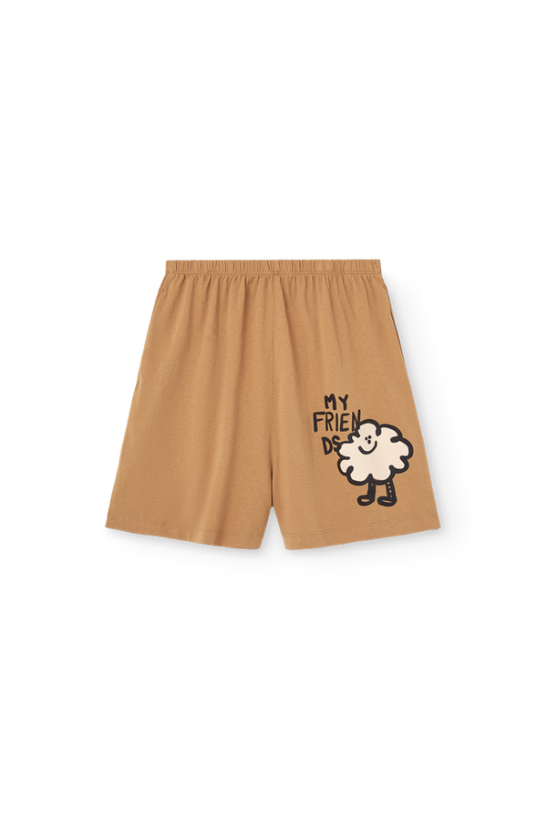 Camel Mole Bermuda Shorts PRODUCT FRONT