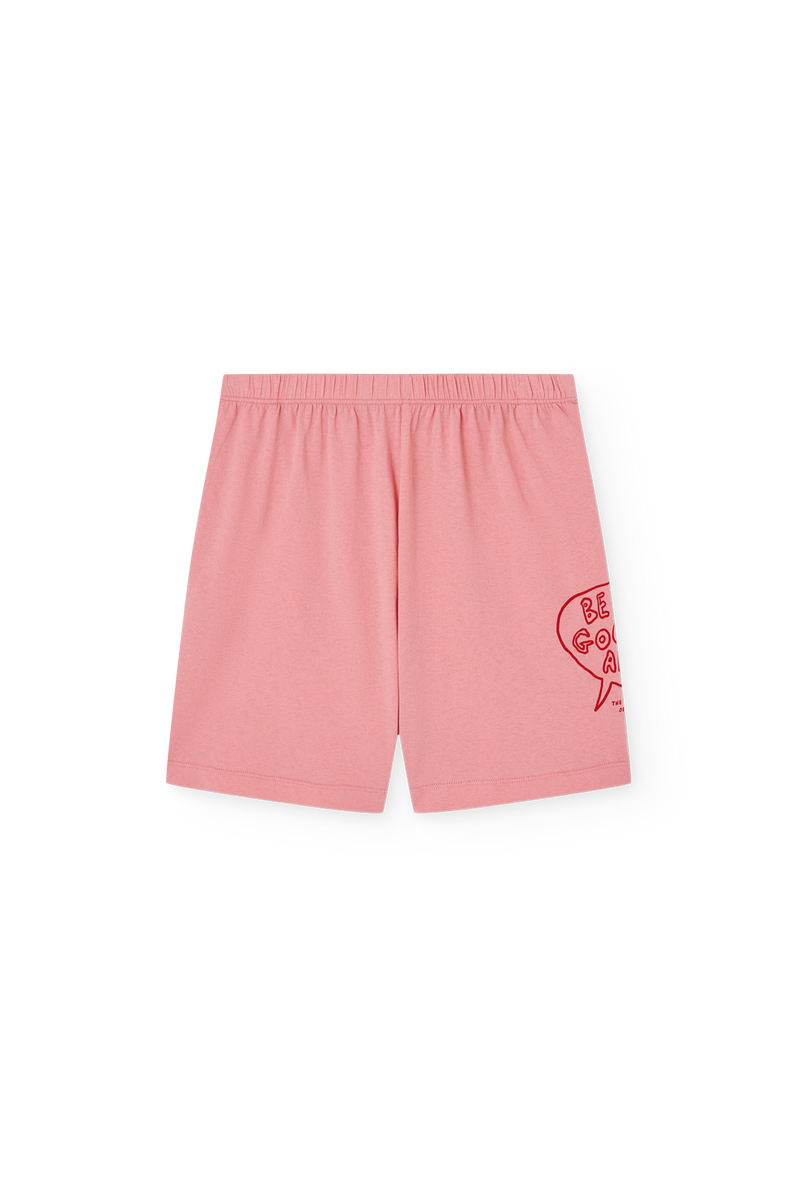 Soft Pink Mole Bermuda Shorts