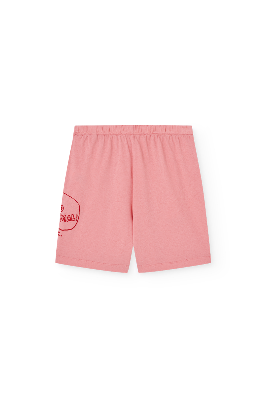 Soft Pink Mole Bermuda Shorts PRODUCT BACK