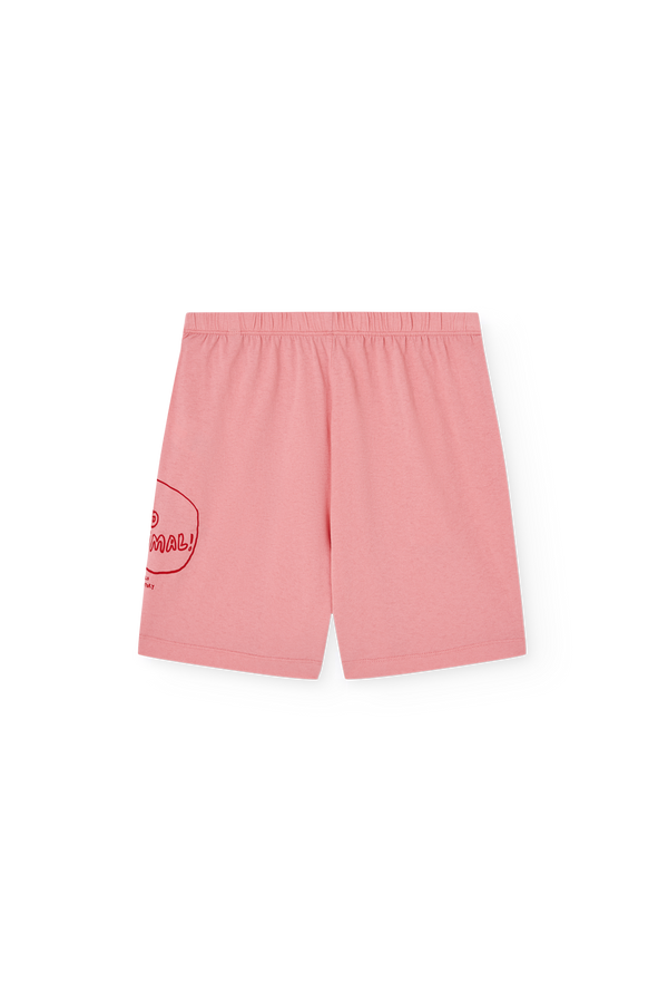 Soft Pink Mole Bermuda Shorts PRODUCT BACK