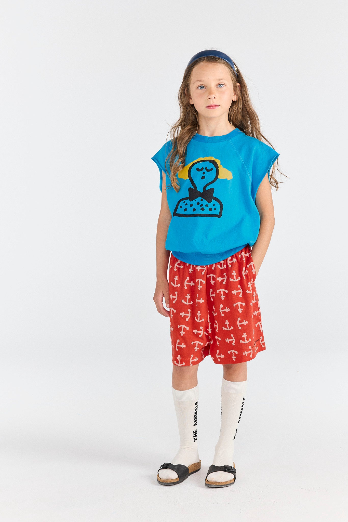 Anchors Mole Bermuda Shorts MODEL FRONT