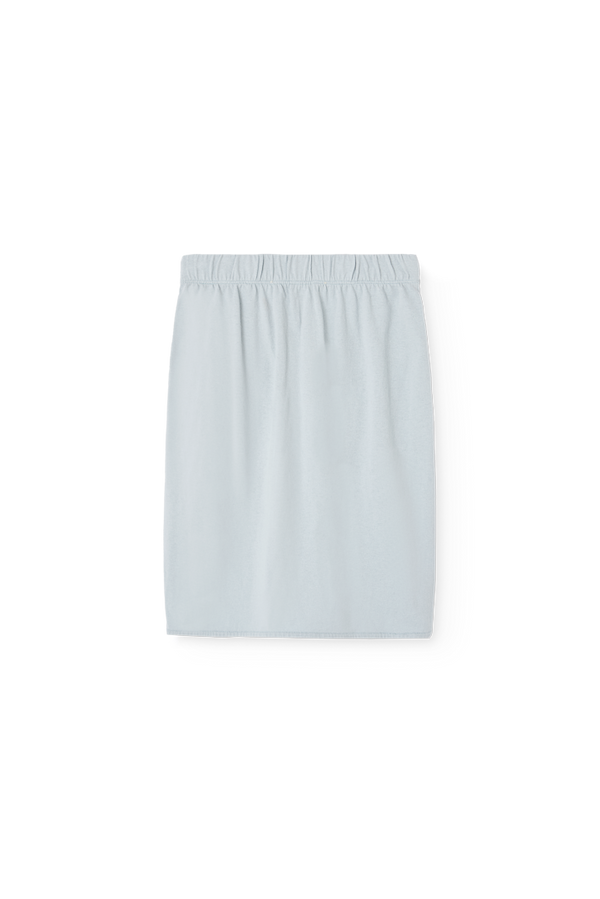 Blue Turkey Pleat Skirt PRODUCT BACK