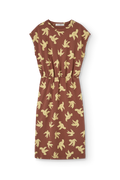 Brown Orca Midi Dress