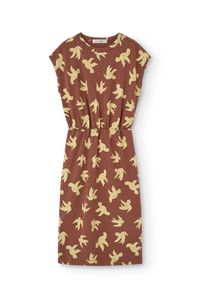 Brown Orca Midi Dress COVER
