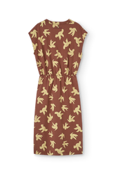 Brown Orca Midi Dress PRODUCT BACK