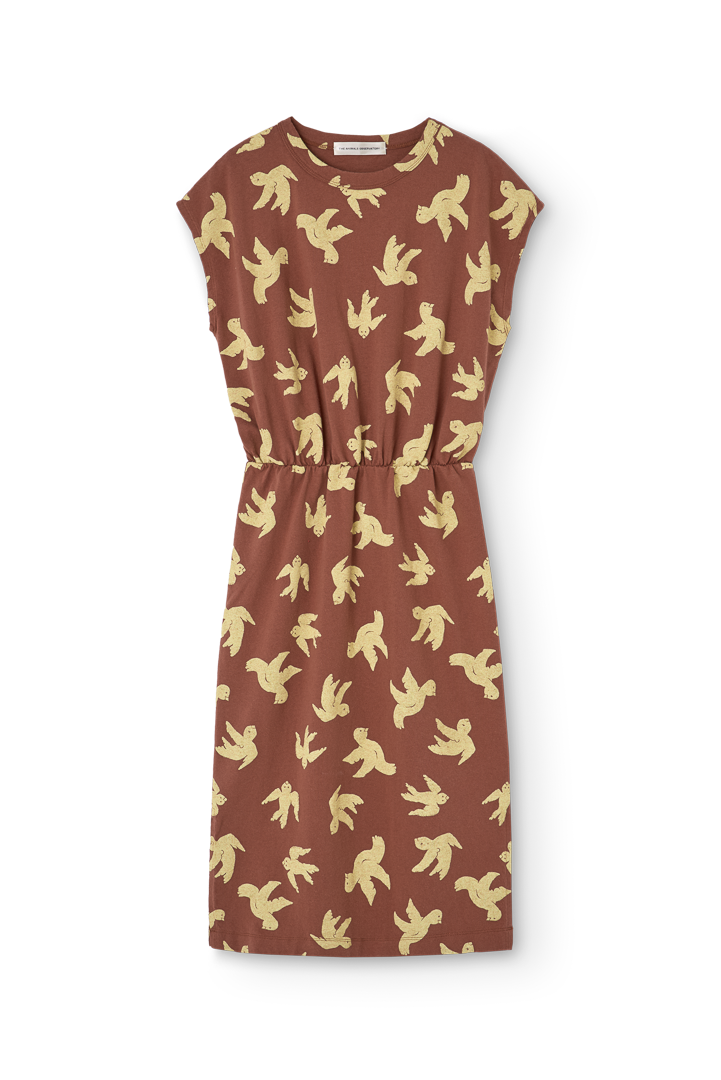 Brown Orca Midi Dress PRODUCT FRONT