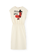 Raw White Orca Midi Dress