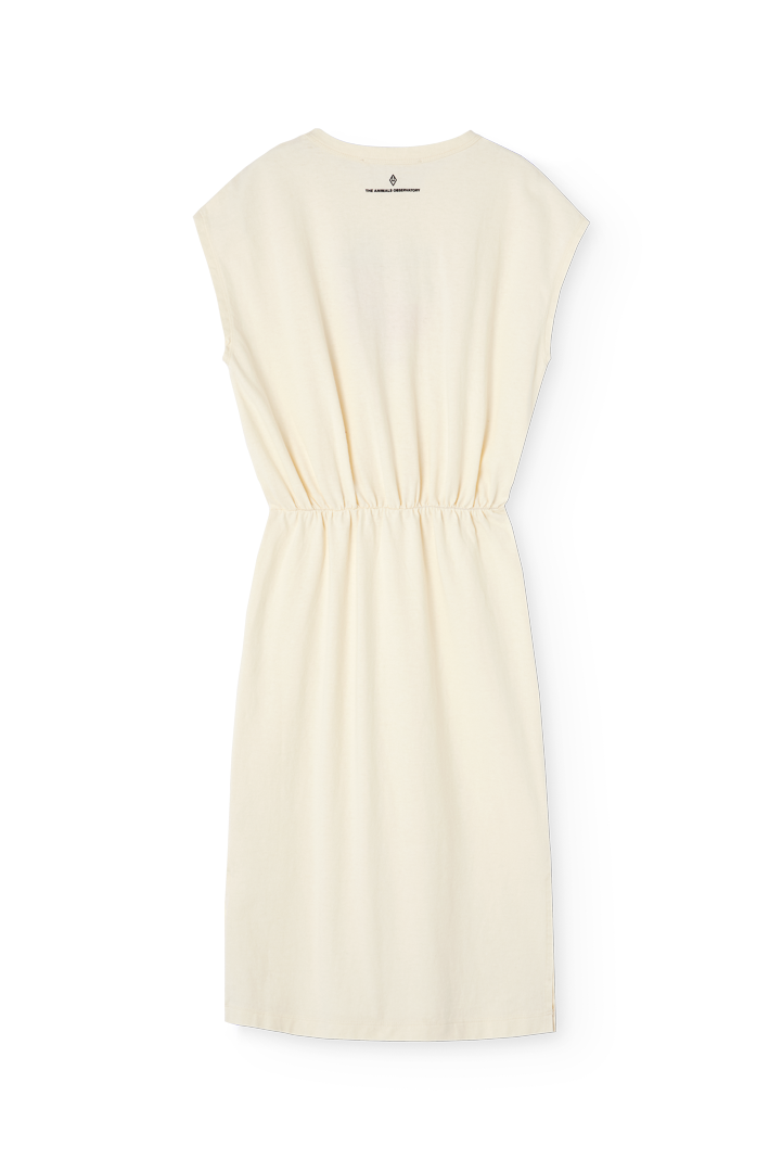 Raw White Orca Midi Dress PRODUCT BACK