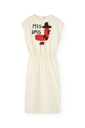 Raw White Orca Midi Dress PRODUCT FRONT