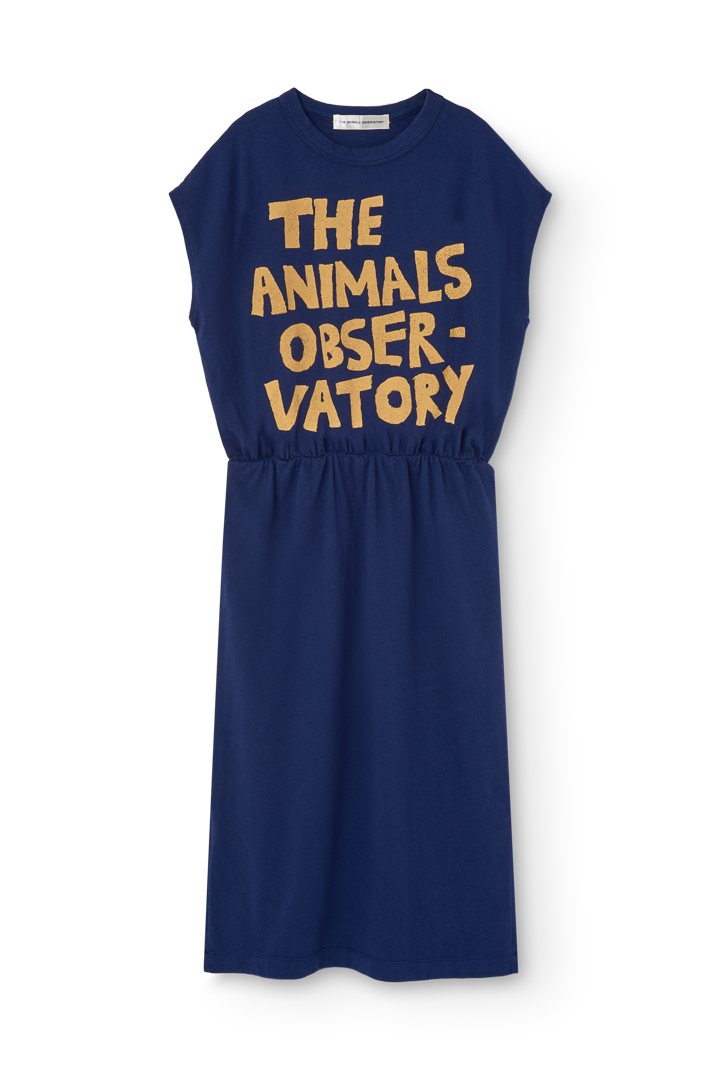 Deep Blue Orca Midi Dress COVER