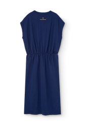 Deep Blue Orca Midi Dress PRODUCT BACK