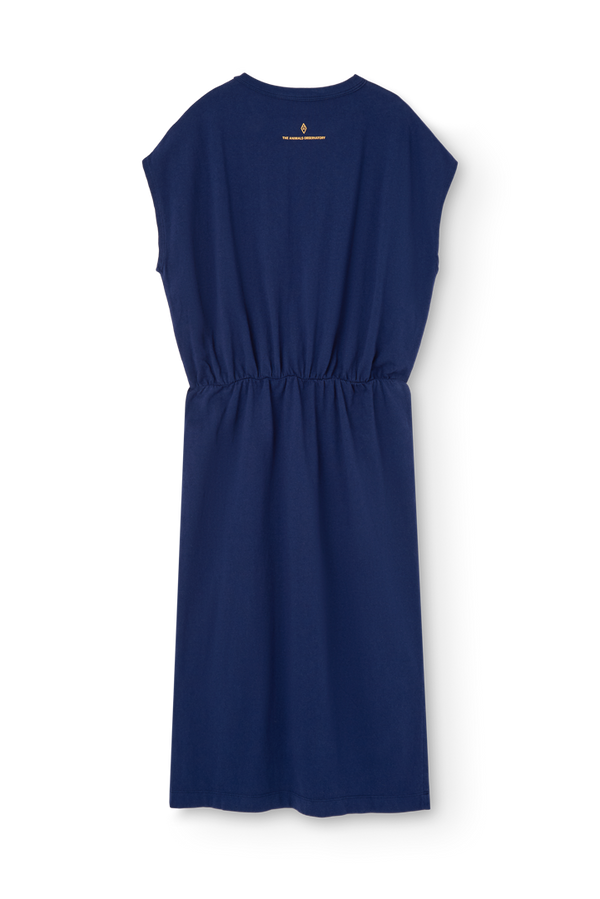 Deep Blue Orca Midi Dress PRODUCT BACK